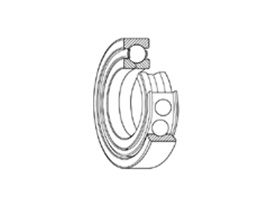 4-point contact ball bearing