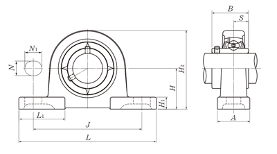 Stainless steel pillow type drawing 1