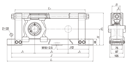 Stretcher unit drawing 02