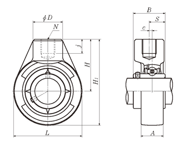 Cast iron hanger drawing