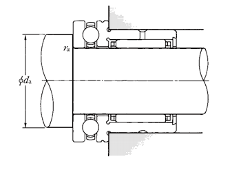 Needle roller bearing with thrust ball bearing, drawing 3