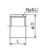 Stainless Steel Product, Half Socket (Straight Thread), SFHS2 Type, Drawing