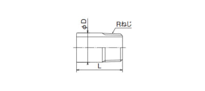 Stainless Steel Product, Round Single-End Nipple, SFN5 Type, Drawing