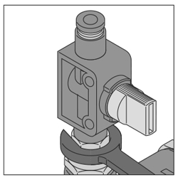 Fixing method 1 for Shutoff Valve, Hand Valve, Straight A