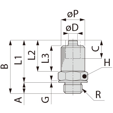 Minimal Fitting - Compression Type Straight: related image