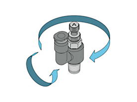 Speed ​​Control Valve - Speed Controller - Union Straight: related image