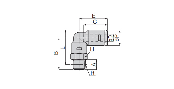 Chemical Type Tube Fitting - Elbow: related image