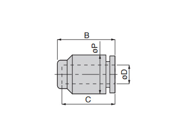 Cap dimensional drawing