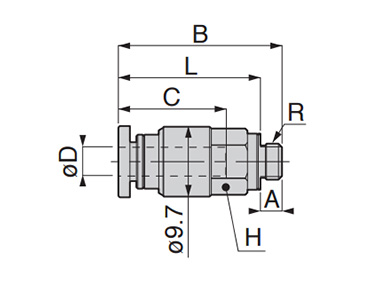 PC4-M50 outline drawing