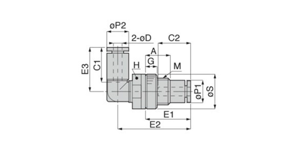 PML dimensional drawing