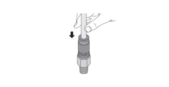 1. Attaching the tube