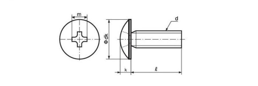 Small, Phillips Head Truss Screw (Imported) 