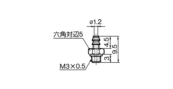 Barb Fitting For Soft Tubes M-3AU-3, -4: related images