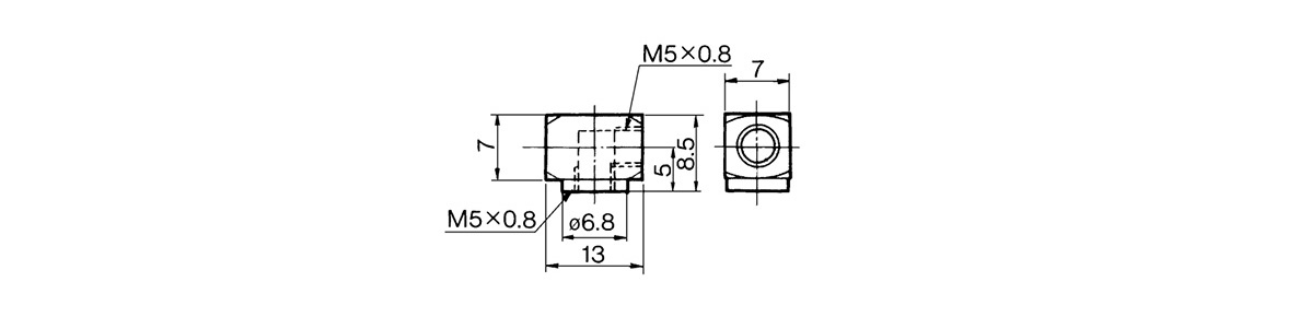 Elbow M-5L outline drawing 