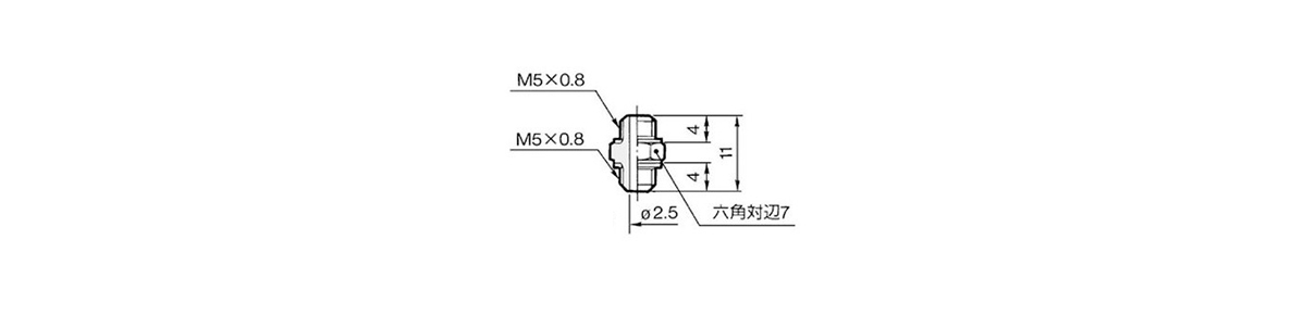 Nipple MS-5N outline drawing 