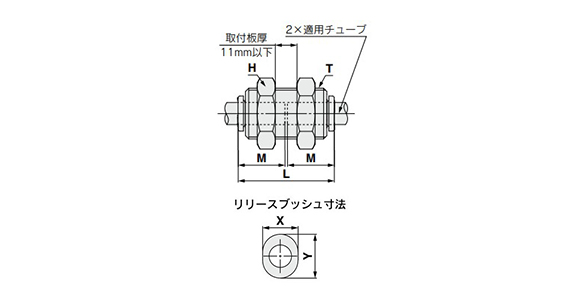 Bulkhead Union KQ2E: related images