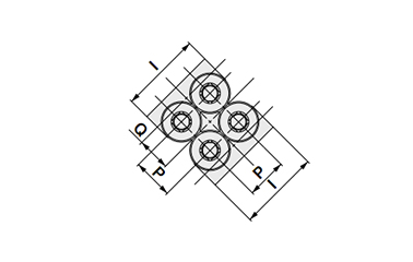 Different Diameter Double Union Y Dimensional Drawing 