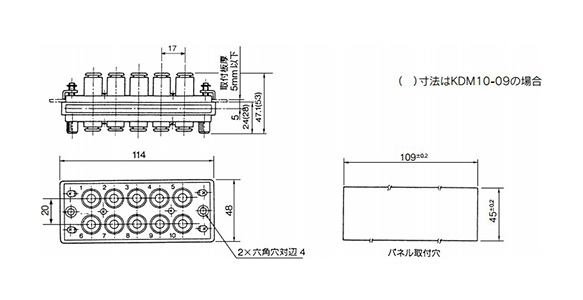 Rectangular Multi-Connector (Inch Size) KDM: related images