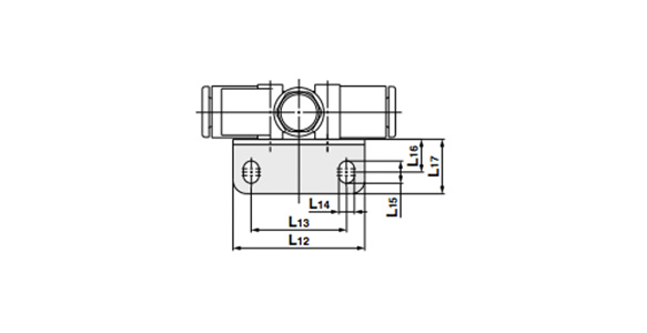 Bracket on a single side 1 