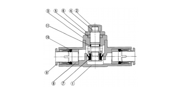 Speed Controller With One-Touch Fittings, Stainless Steel Series, In-Line Type, AS-FG Series: related images