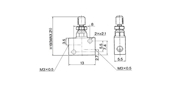 Standard Type Speed Controller, In-Line Type, AS Series: related images