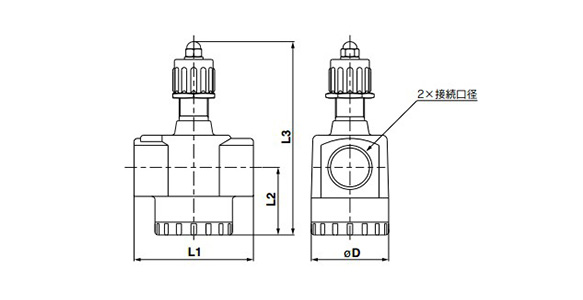 Standard Type Speed Controller, Large Flow In-Line Type, AS Series: related images