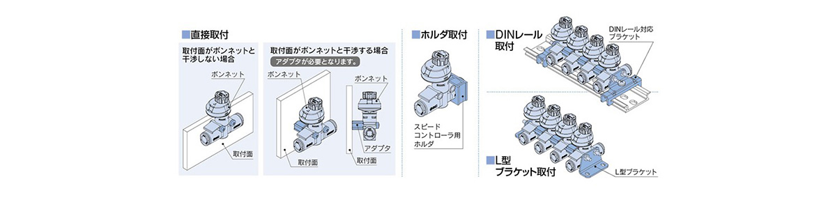 Speed Controller With Indicator, In-Line Type, AS-FS Series: related images