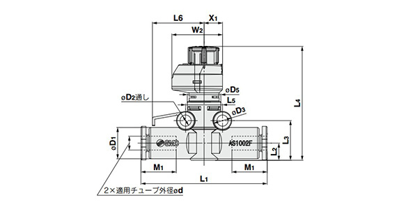 Speed Controller With Indicator, In-Line Type, AS-FS Series: related images