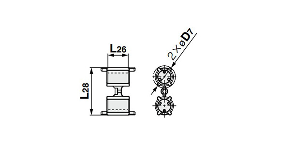 Speed Controller With Indicator, In-Line Type, AS-FS Series, Adapter For Manifold Mounting: related images