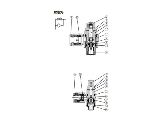 Speed Controller For Low-Speed Operation With One-Touch Fittings (Resin Body), AS-FM Series: related images