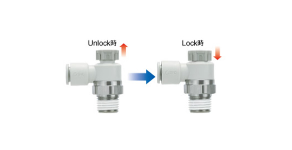 Speed Controller With One-Touch Fitting, Stainless Steel Specification, Push-Lock Type, Elbow Type / Universal Type, AS-FG Series: related images