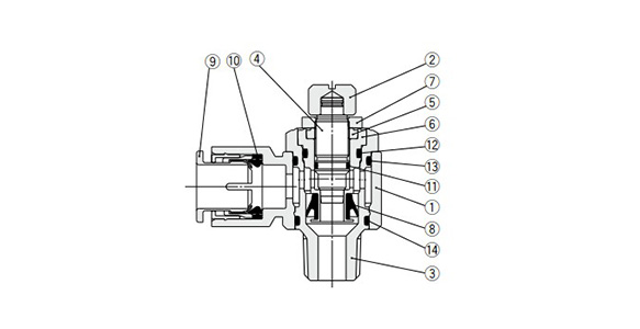 Flame-Resistant (Equivalent To UL-94 Standard V-0) Speed Controller With One-Touch Fittings, Elbow Type, AS Series: related images