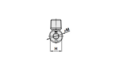 Male Elbow dimensional drawing for sizes 2 to 5 