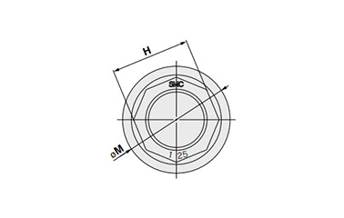 Female Elbow dimensional drawing for size 6 