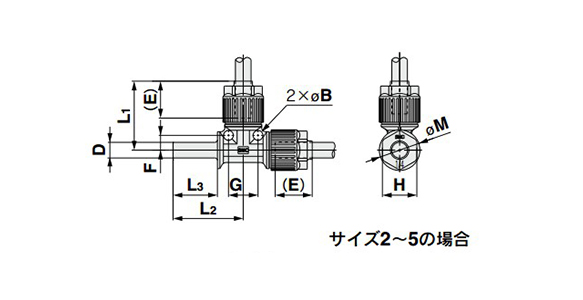 Tubing Extension Union Tee LQ1T-TT Inch Size: Related images