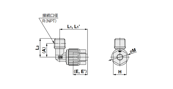 Male Elbow LQ3L-M External Appearance 