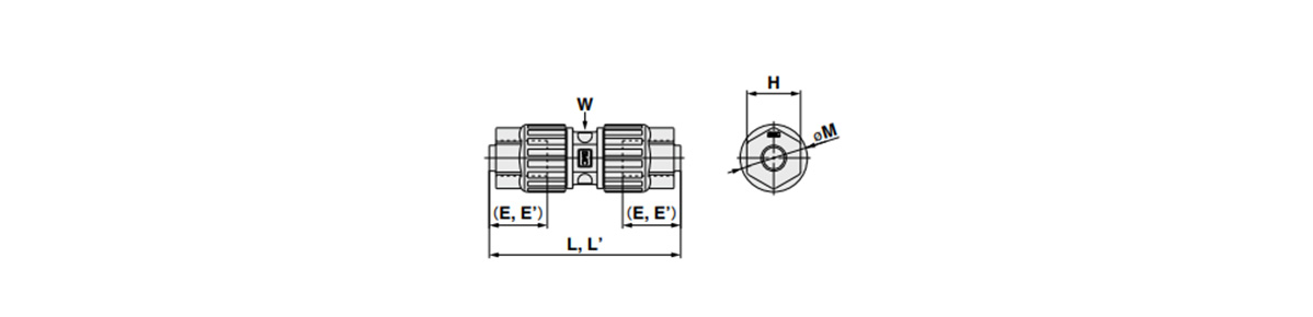 Union: LQ3U Outline Drawing 