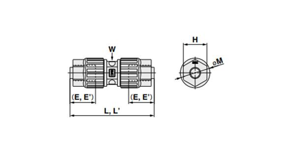 Union: LQ3U Outline Drawing 