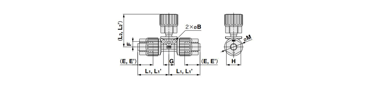 Space-Saving Branch Tee LQ3T-SB Metric Size: Related Image