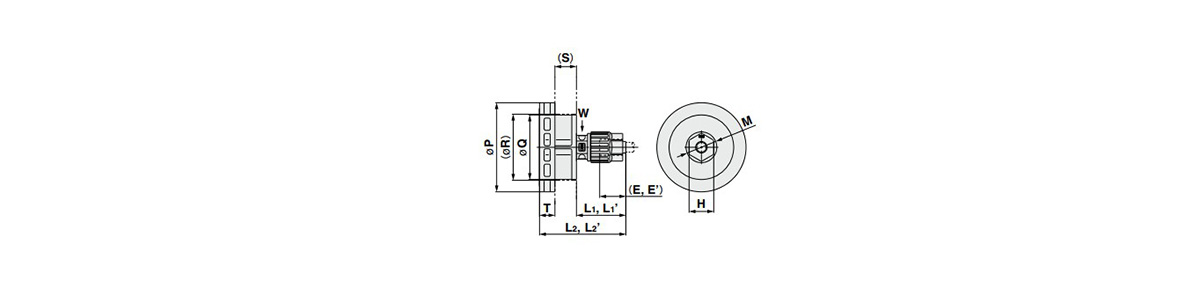 Union Flange: LQ3F Outline Drawing 