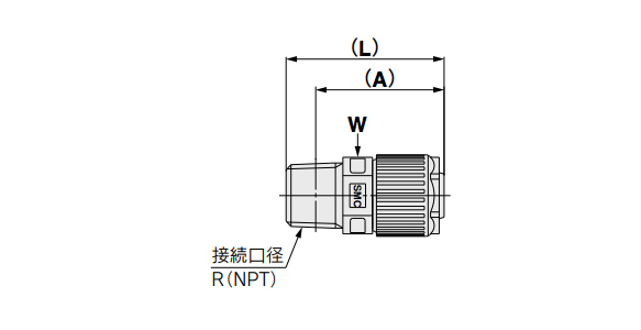 Fluoropolymer Bore Through Connector: LQHB Metric Size: Related Image