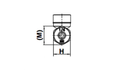 LQ2B-F Dimensional Drawing for Sizes 2, 3 