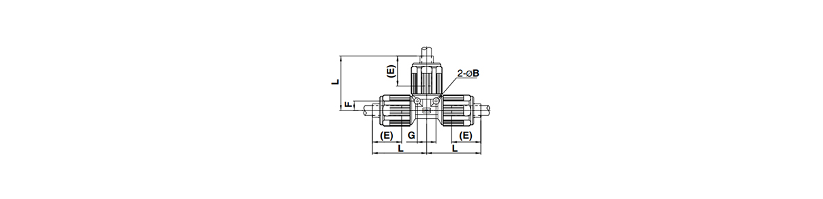 Space-Saving Fitting Union Tee LQ2T Inch Size: Related Image