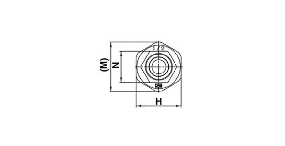 Model Numbers LQ2P41/2-SN, LQ2P51/2-SN Dimensional Drawing 