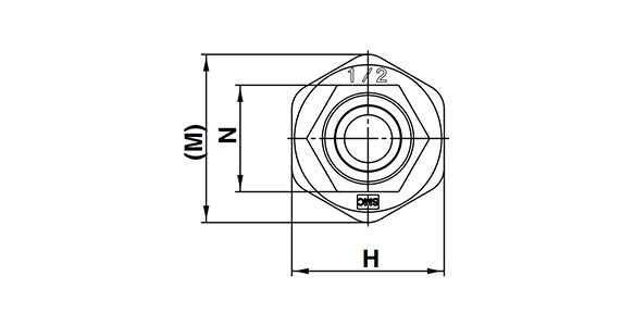 Model Numbers LQ2U41/2-SN, LQ2U51/2-SN Dimensional Drawing 