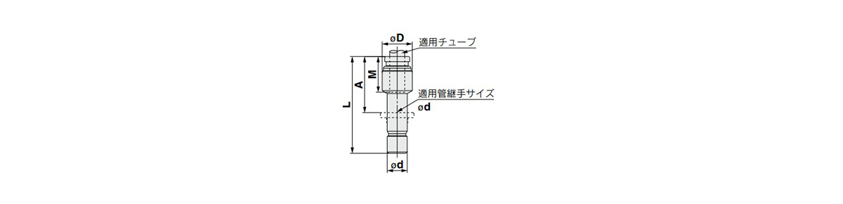 Plug-In Reducer: KQB2R outline drawing 