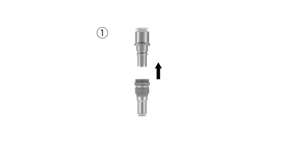 S Coupler KK　Plug (P) Straight Type With One-Touch Fitting: related images