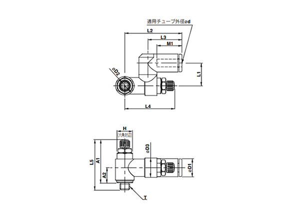 Dual Speed Controller With One-Touch Fitting, Stainless Steel Series, ASD-FG Series: related images