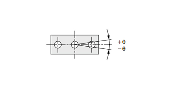 As a rule, the non-rotating accuracy θ without load should not be more than the values in the table. 