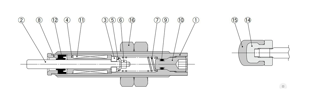 RJ08□□ structural drawing